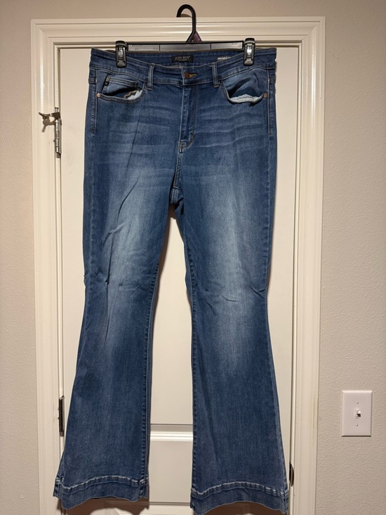 Judy Blue Denim - Judy Blue Medium Blue Flare Jeans